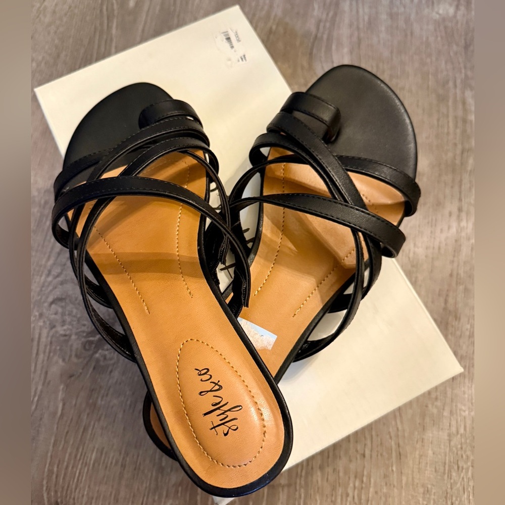 Style & Co. Black Strappy Sandals